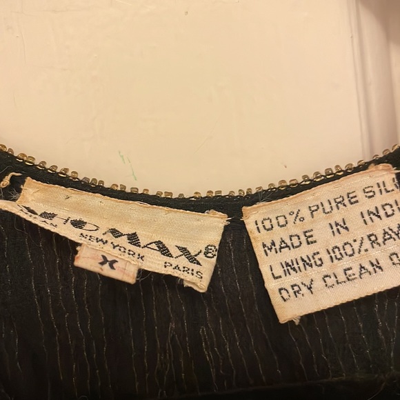 70s 80s Sequin Butterfly Top Size X Excellent Condition - Picture 4 of 4